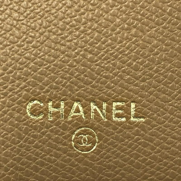 CHANEL Coco Mark Bi-fold Wallet Beige Chanel - Picture 4 of 10
